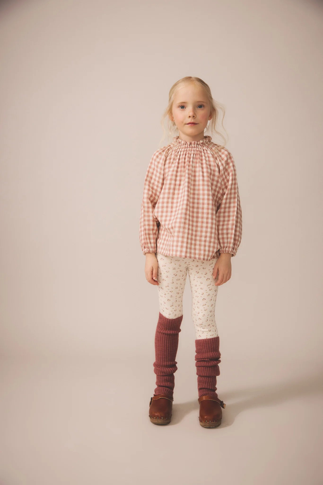 Imelda Blouse, Gingham, Cherry