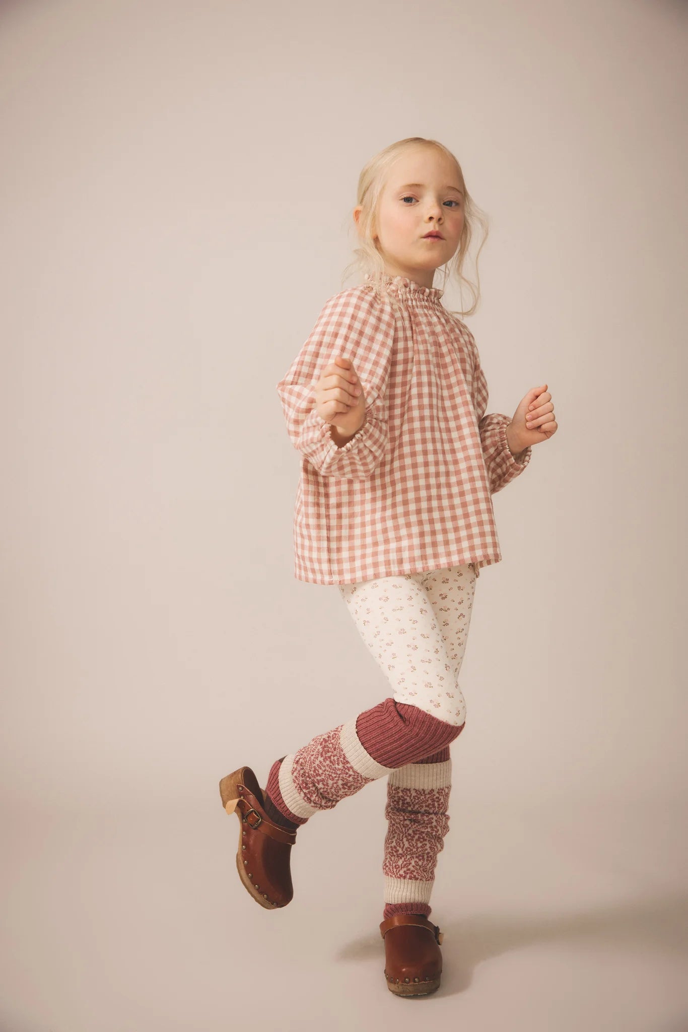 Imelda Blouse, Gingham, Cherry