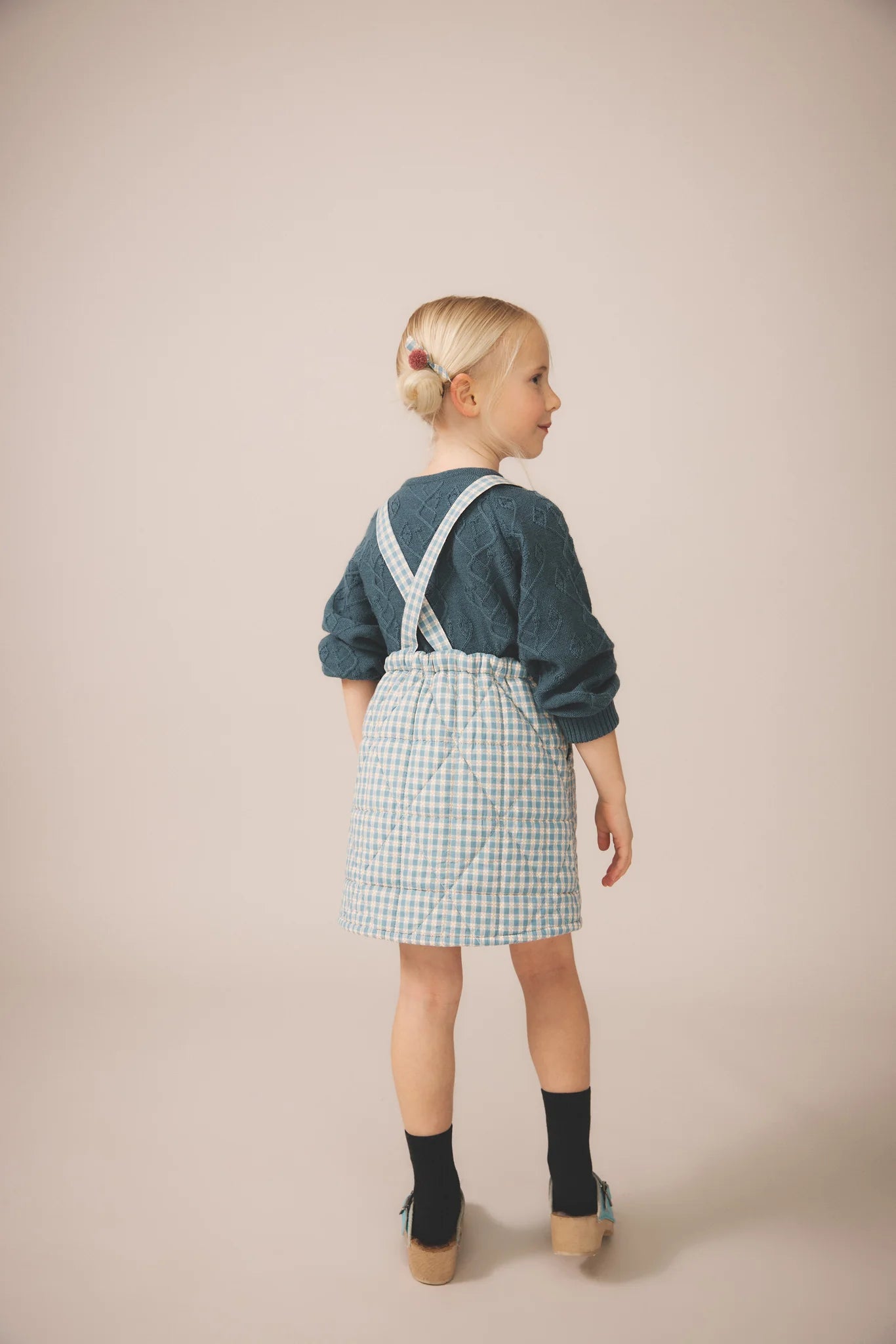 Harlyn Pinafore, Gingham, Oasis