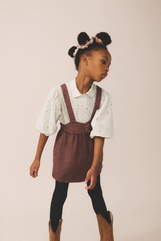 Louisa Blouse, Pasture Print, Oasis
