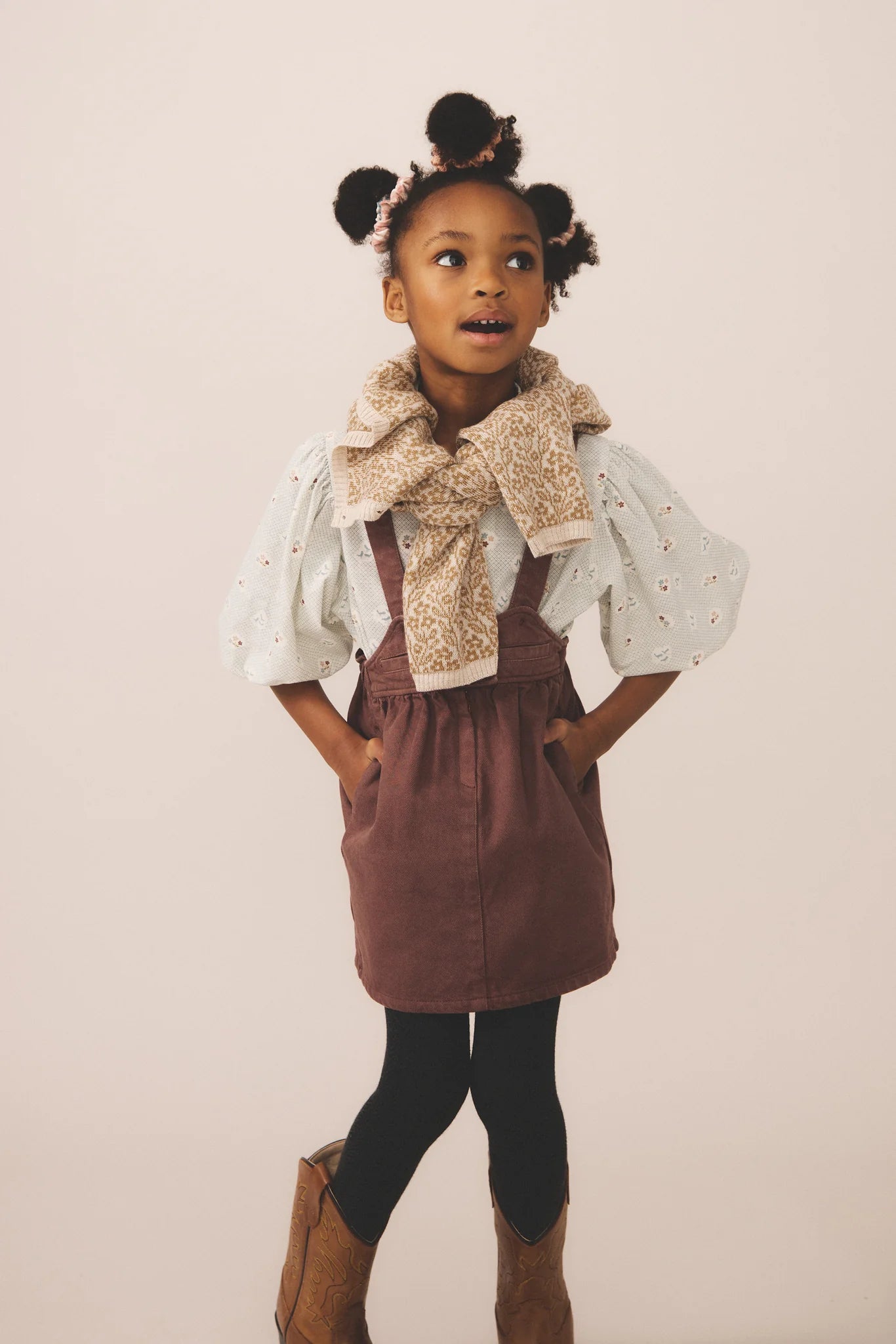 Louisa Blouse, Pasture Print, Oasis