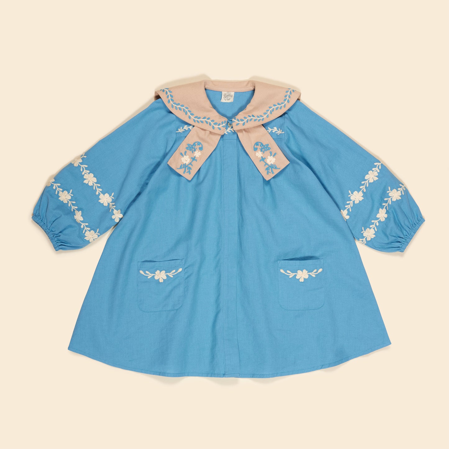 Maggie Sailor Dress, Nordic Blue