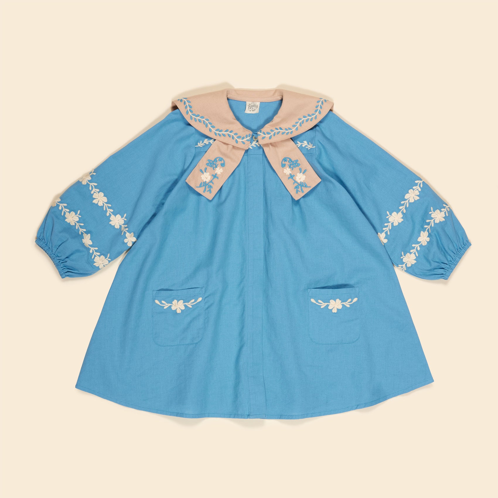 Maggie Sailor Dress, Nordic Blue