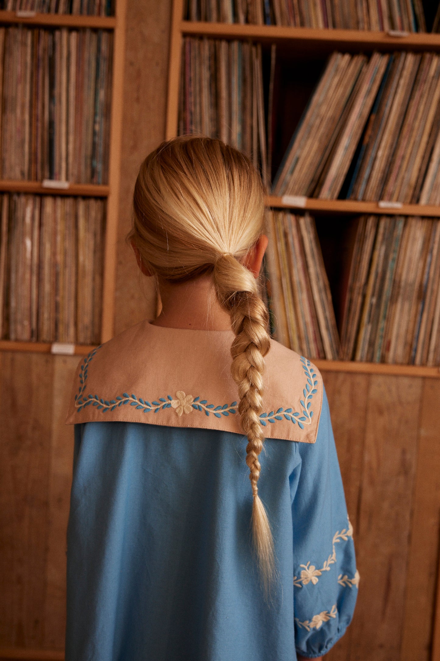 Maggie Sailor Dress, Nordic Blue