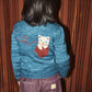 Three Little Kittens Cardigan, Blue Smoke