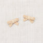 Misha & Puff, Goldie Bow Set, Bisque