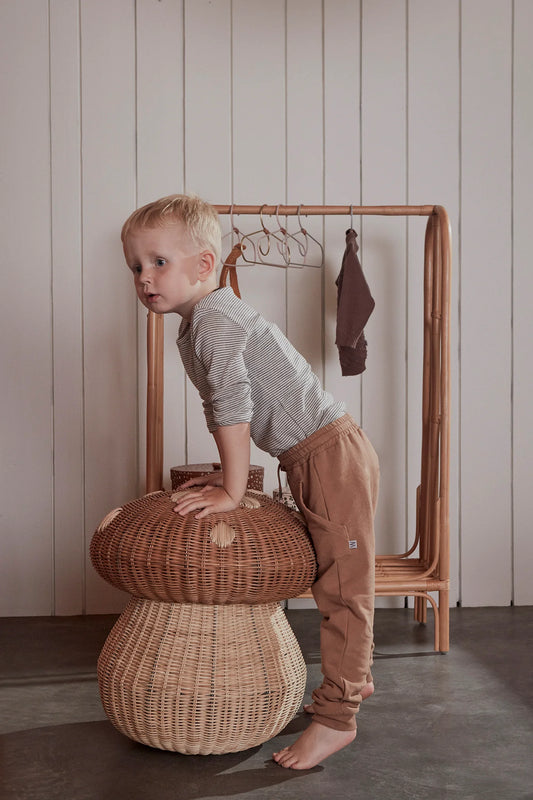 Oyoy, Mushroom Basket, Nature, 100% Rattan