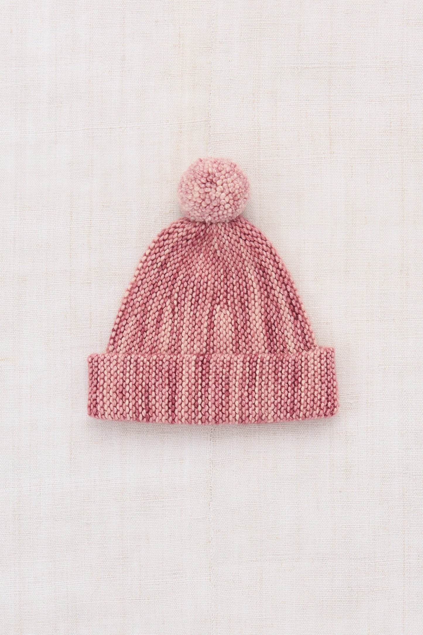 Baby Garter Hat, Prairie Rose