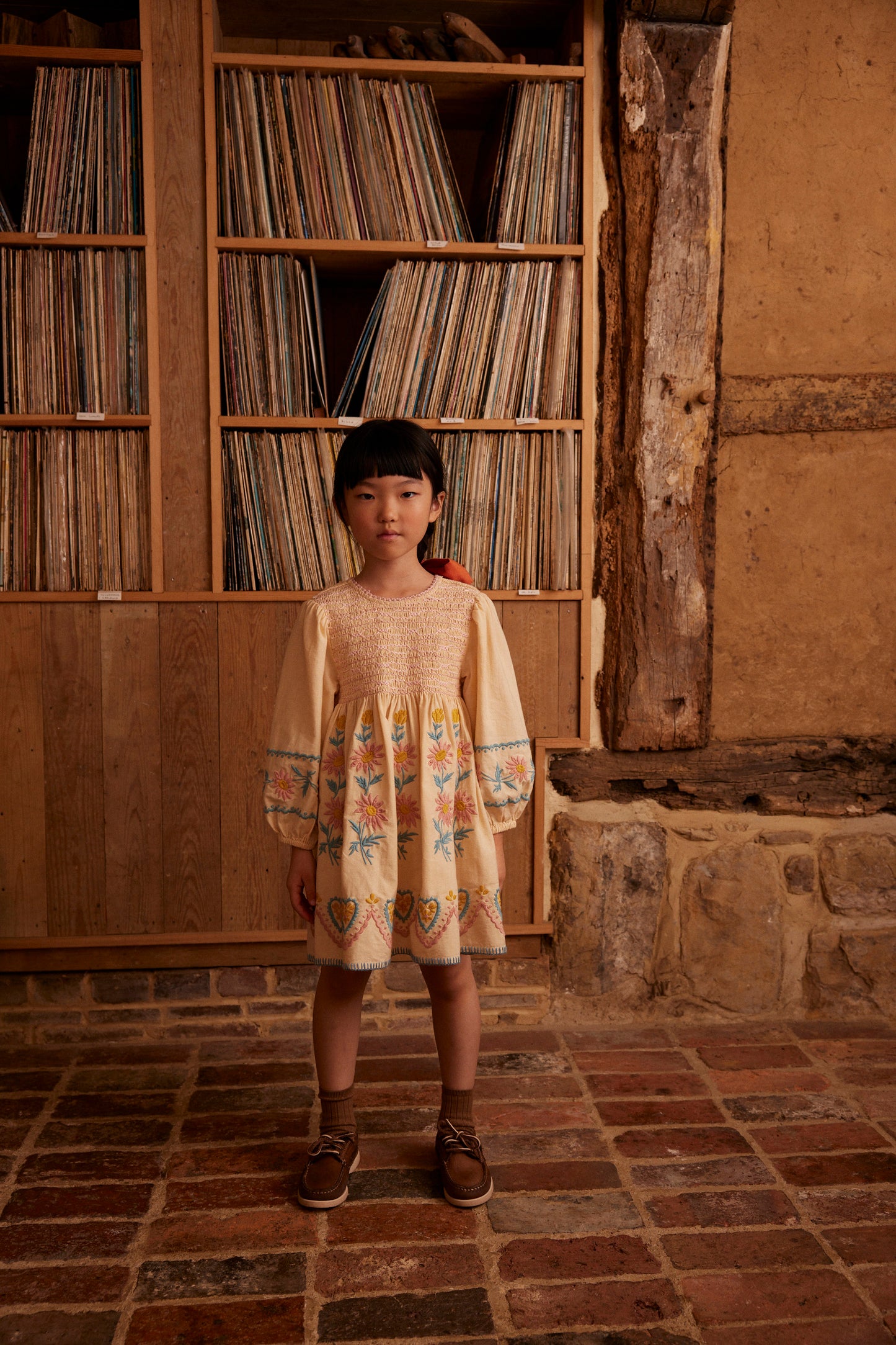 Penny Smock Dress, Cashew