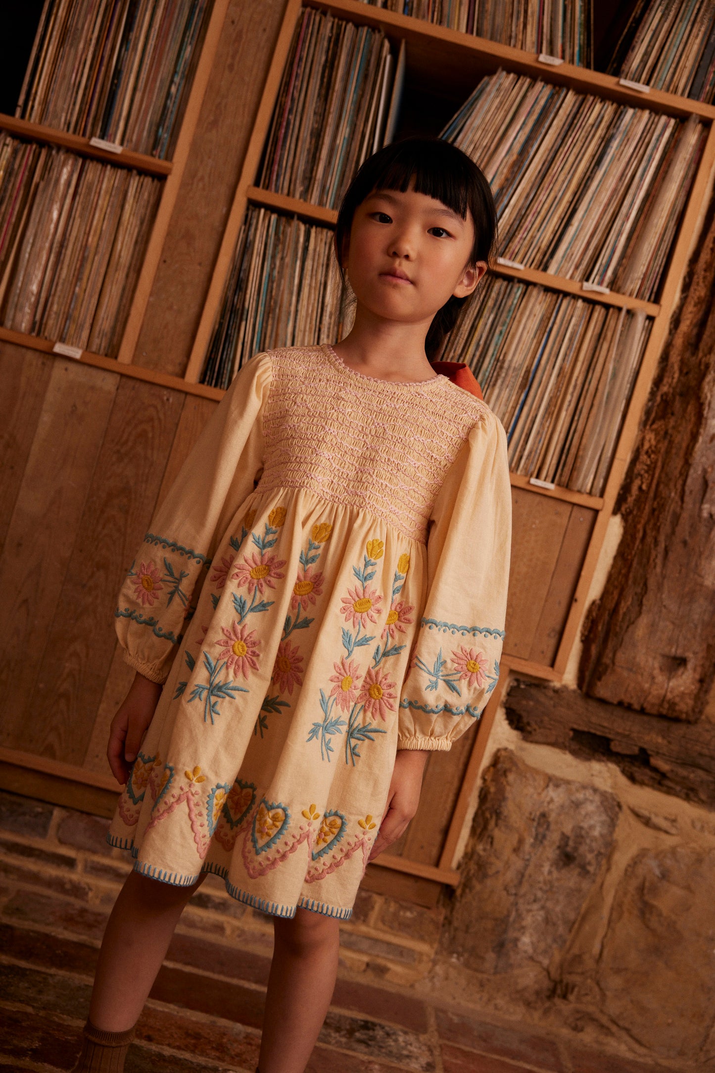 Penny Smock Dress, Cashew