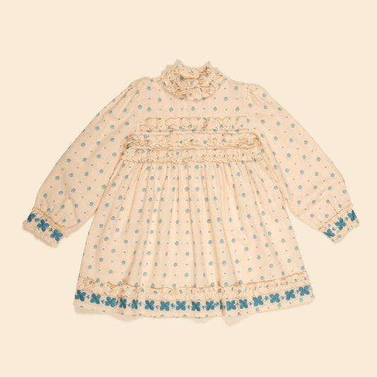 Pernille Dress, Meadow Calico, Cashew