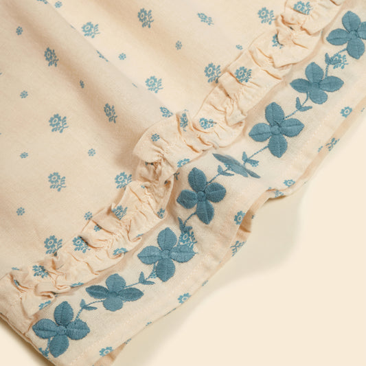Pernille Dress, Meadow Calico, Cashew