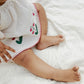 Copenhagen Colors, Seersucker Baby Set w Embroidery, Dusty Rose