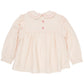 Copenhagen Colors, Seersucker LS Tunic w Hearts, Dusty Rose