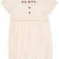 Copenhagen Colors, Seersucker Romper w Embroidery