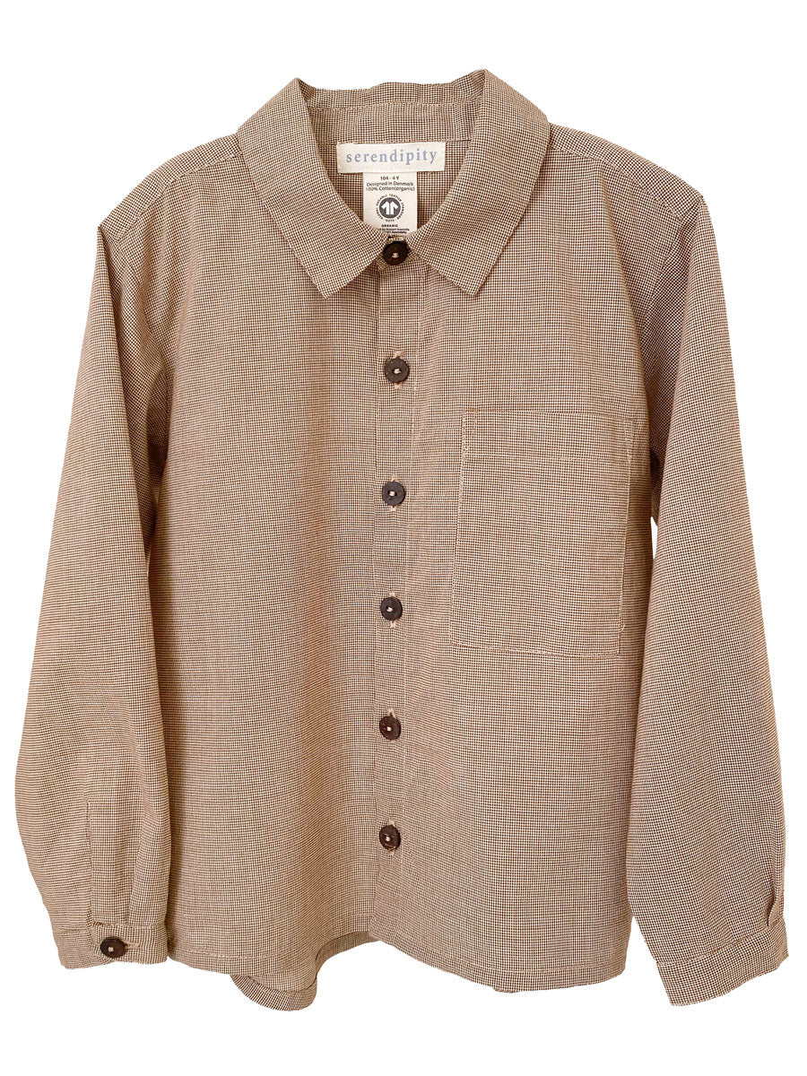 Collar Shirt, Walnut, Serendipity