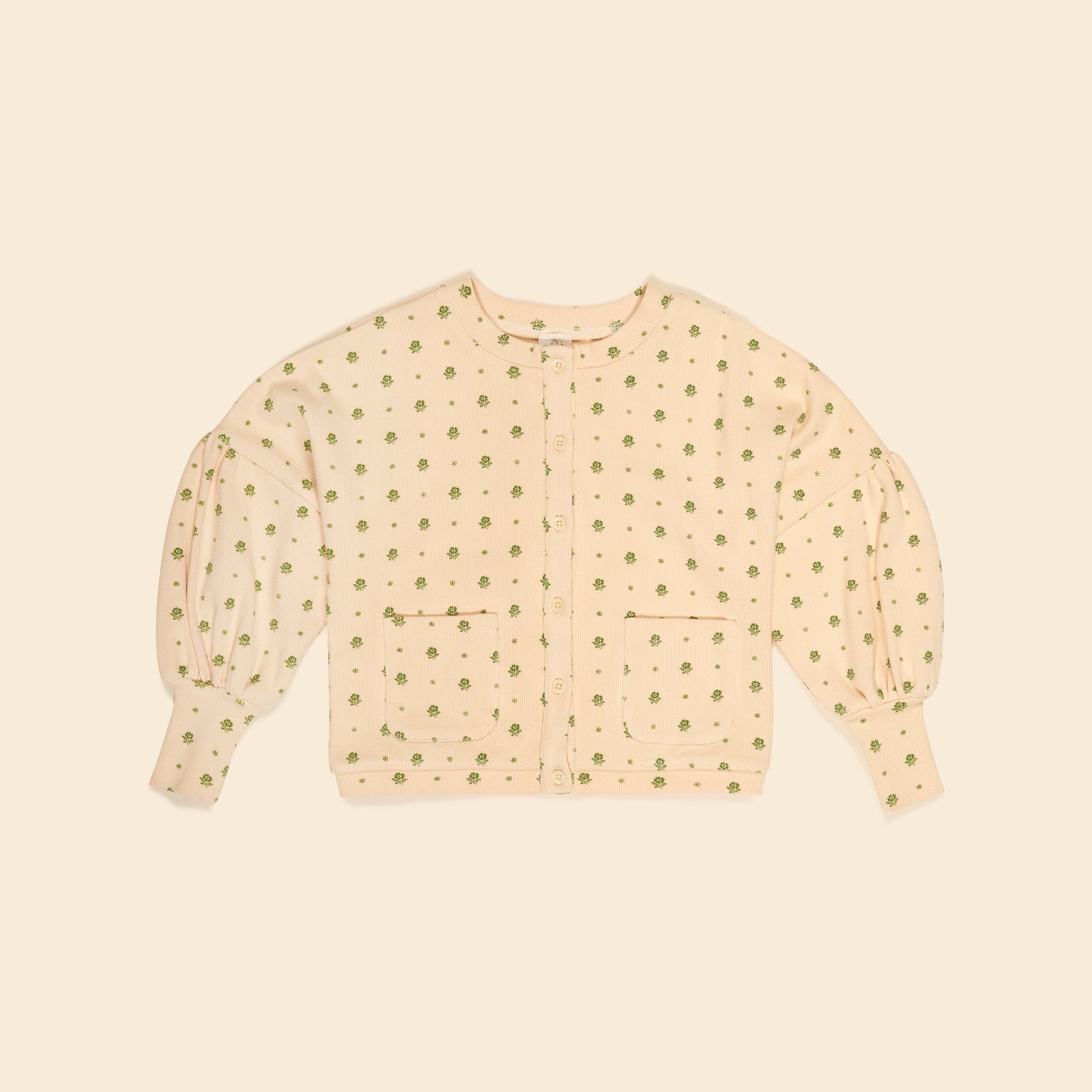 Simona Jersey Cardigan, Meadow Calico