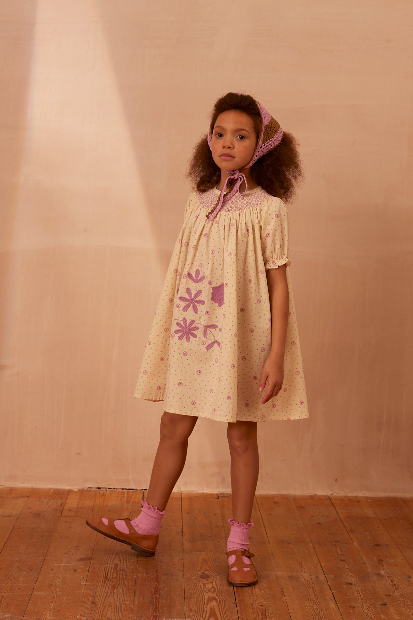 Apolina, Sissy Smock Dress, Resort Calico