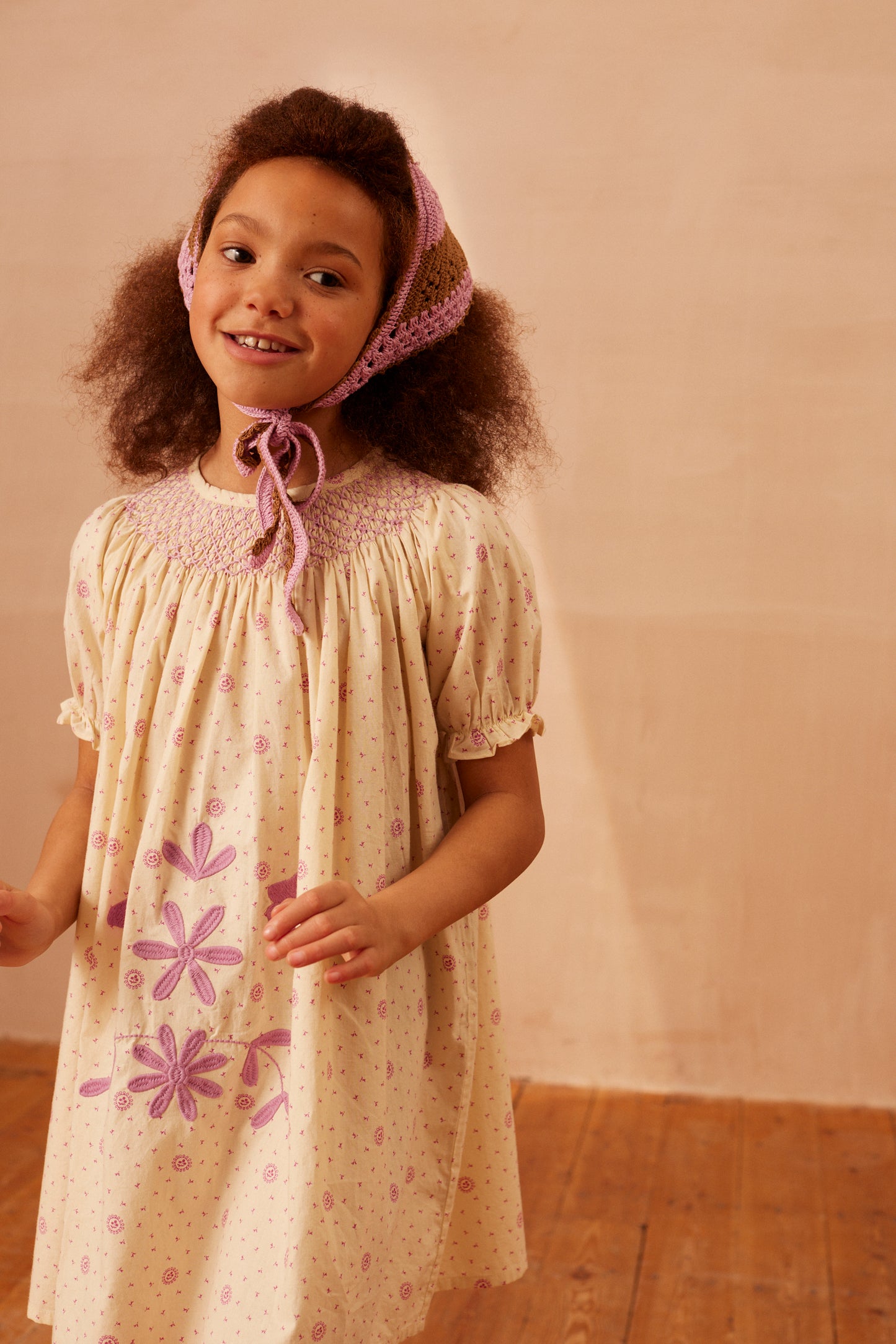 Apolina, Sissy Smock Dress, Resort Calico