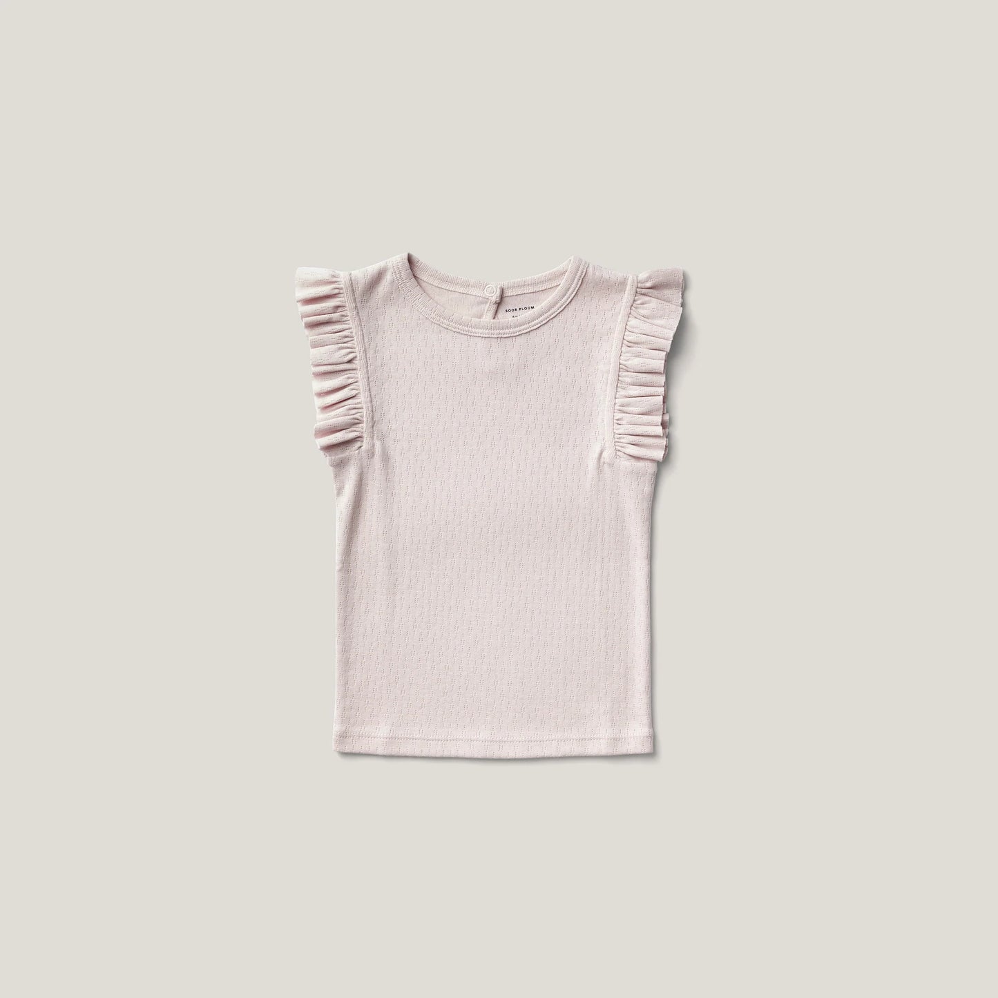 Soor Ploom, Frill Tee, Sorbet Pointelle