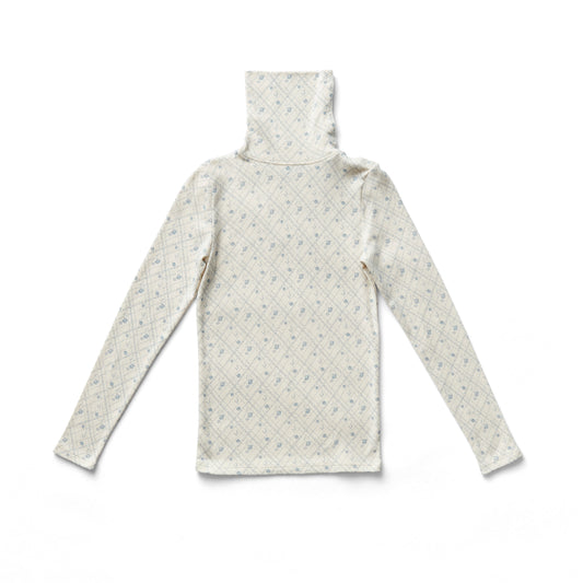 Soor Ploom, Kids Snap Turtleneck, Tea Party, Frost