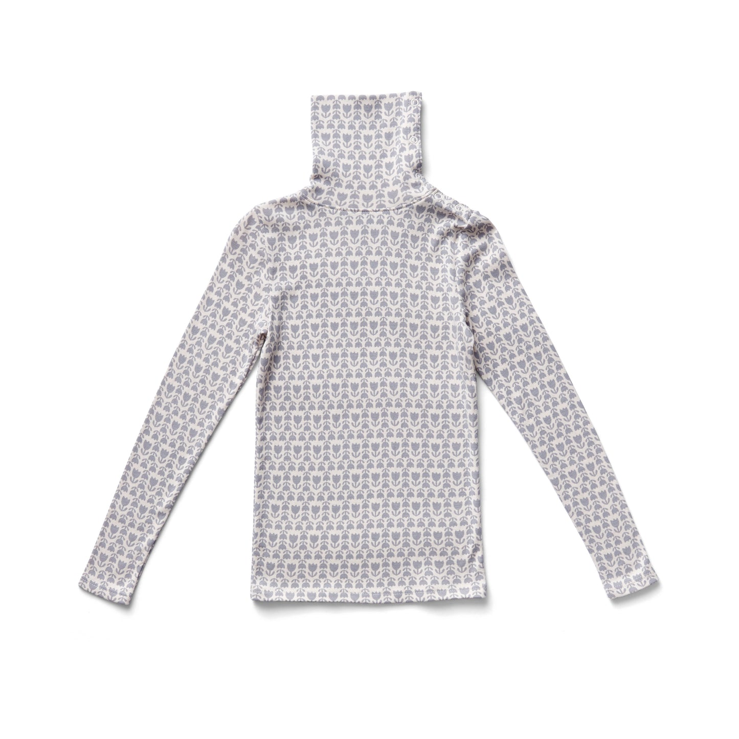 Soor Ploom, Kids Snap Turtleneck, Folklore Print, Haze