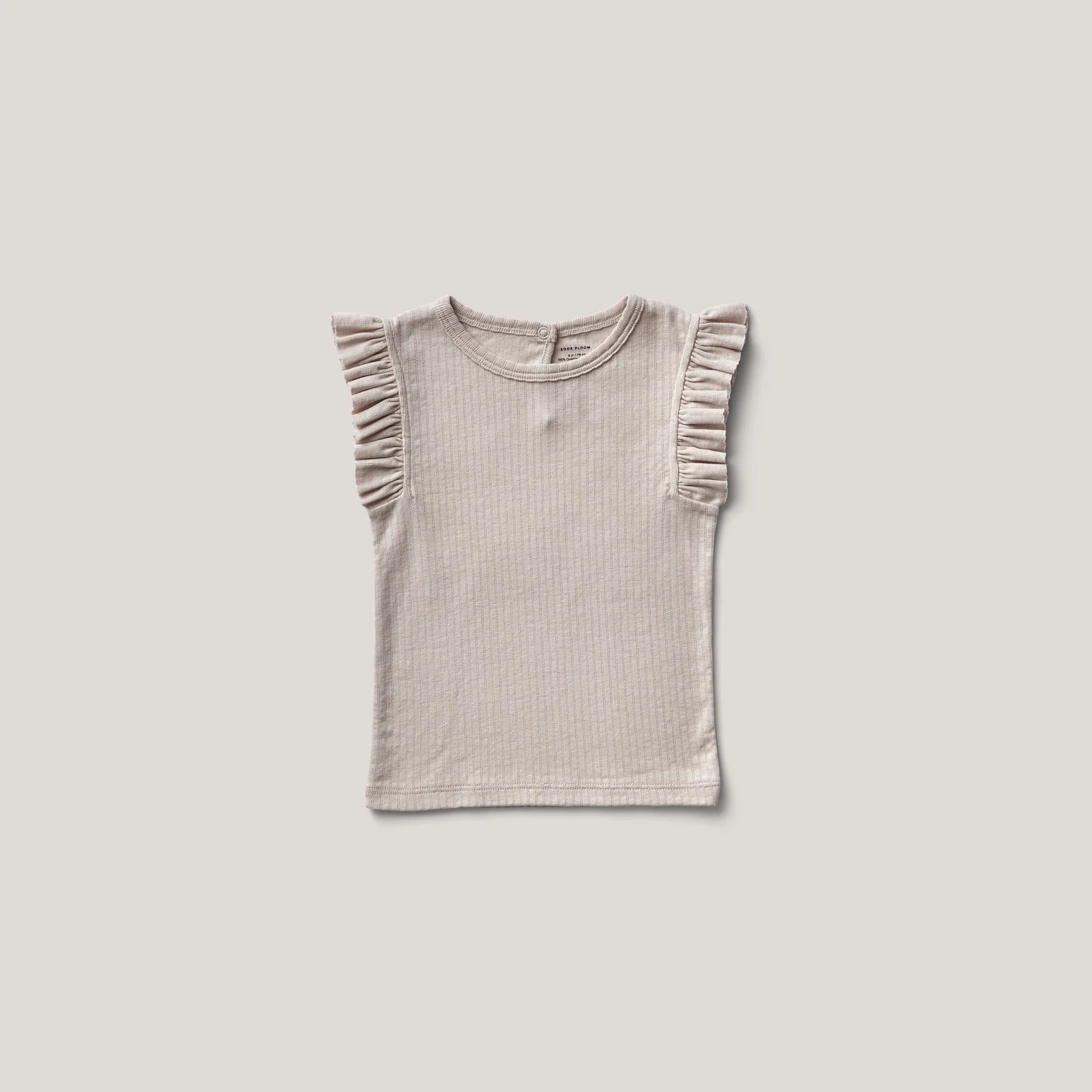 Soor Ploom, Frill Tee, Dove Pointelle