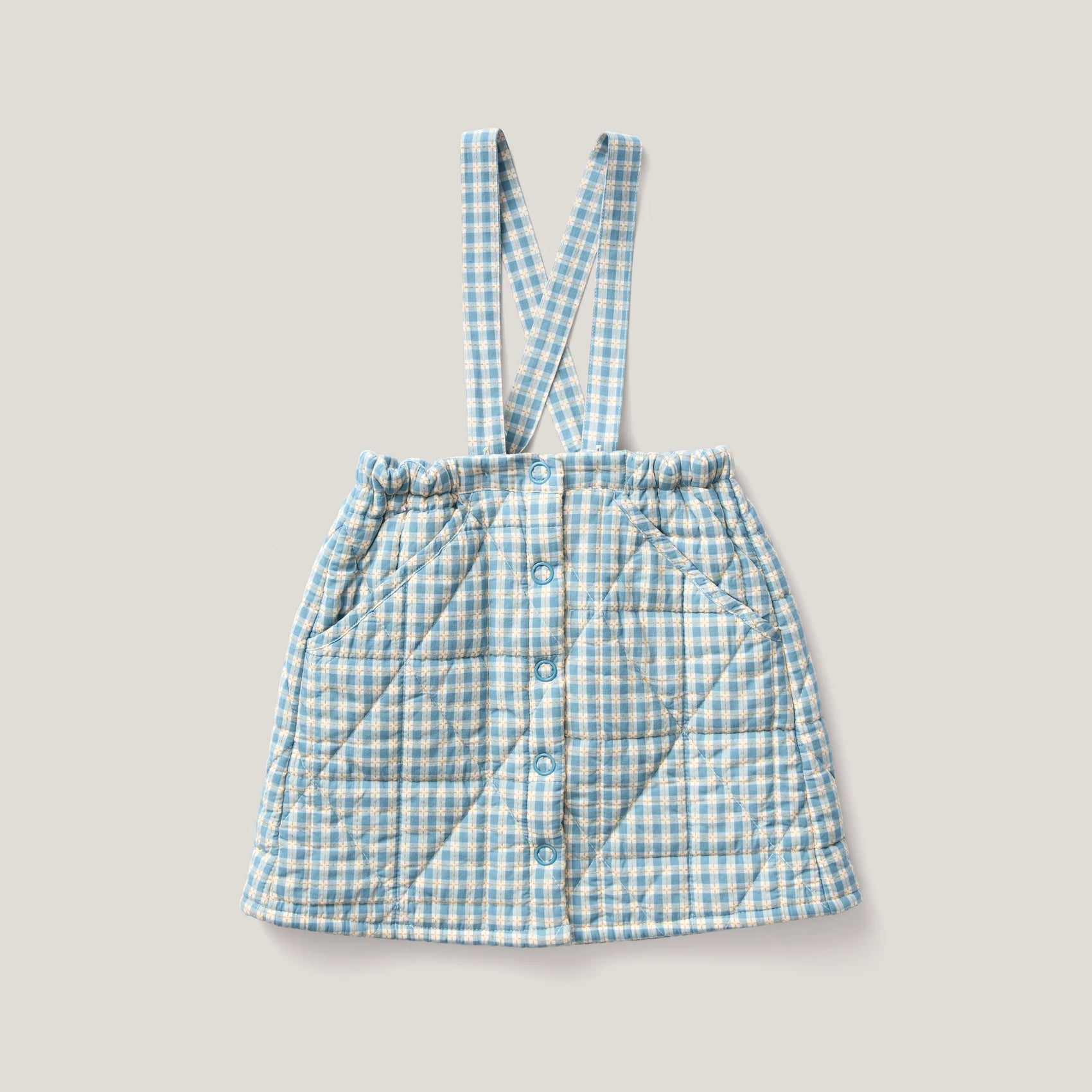 Harlyn Pinafore, Gingham, Oasis
