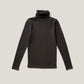 Snap Turtleneck, Shale. 100% Organic Pima Cotton