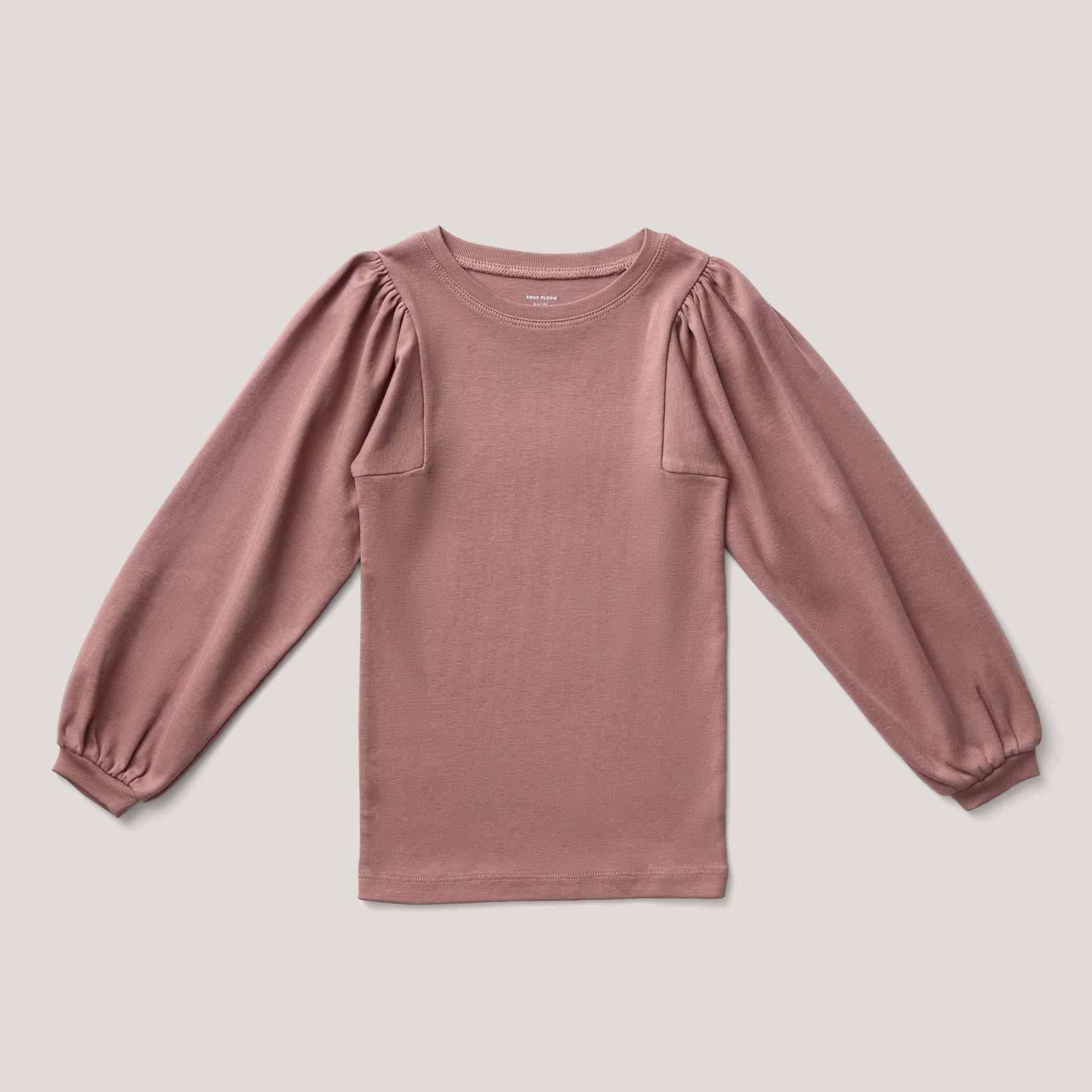 Balloon Tee, Cherry. 100% Organic Pima Cotton