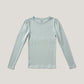 Pouf Tee, Oasis Pointelle. 100% Organic Pima Cotton