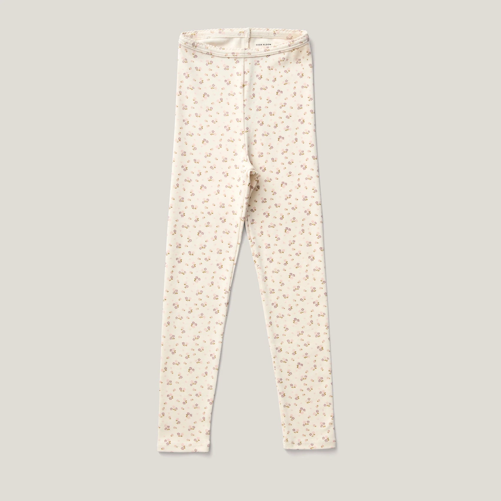 Stretch Legging, Calico Print, Rosewood