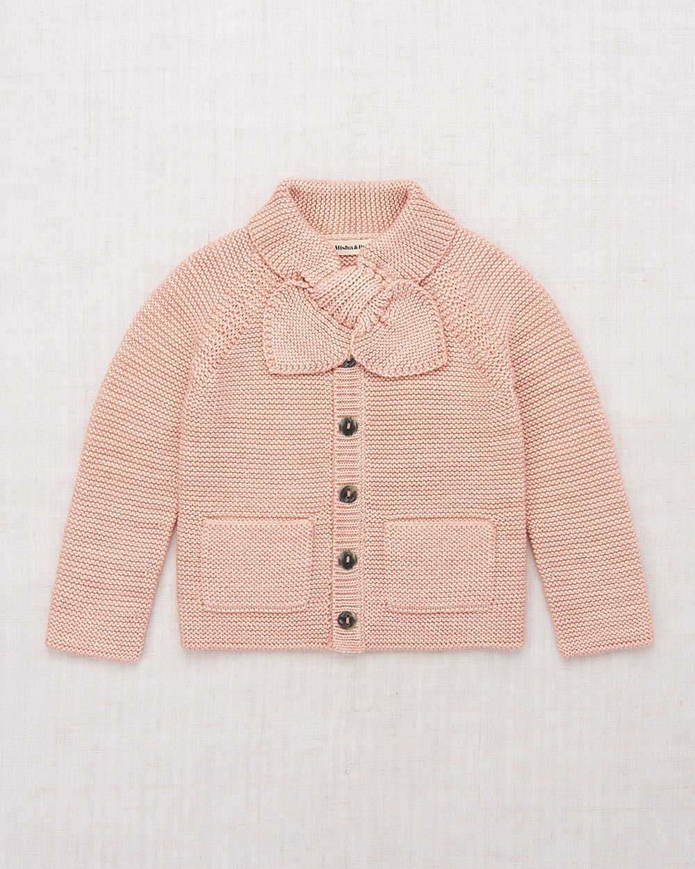 Misha & Puff, Girls Cardigan, Scout, Faded Rose