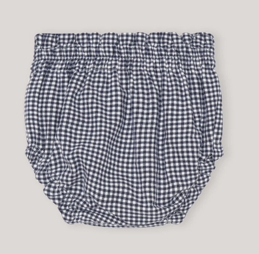 Bobbi Ballon, Bloomer with Bow, Snow white and Navy blue