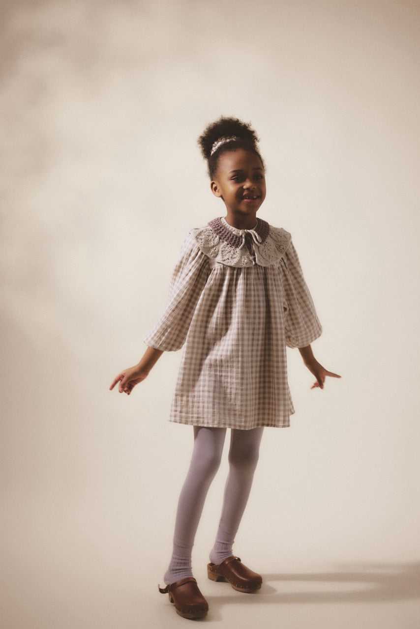 Soor Ploom, Girls Dress, Clementine, Gingham, Pedra