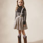 Soor Ploom, Girls Skirt, Mavis, Needlepoint Print, Dusk