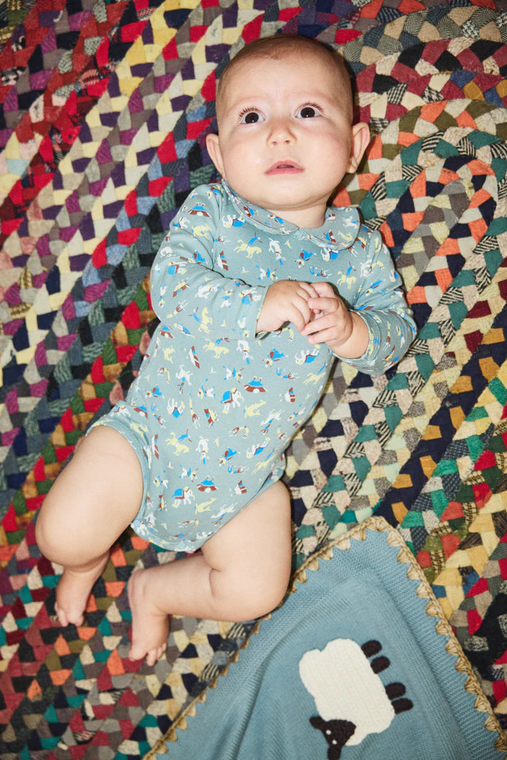 Baby Meadow Blanket, Overcast