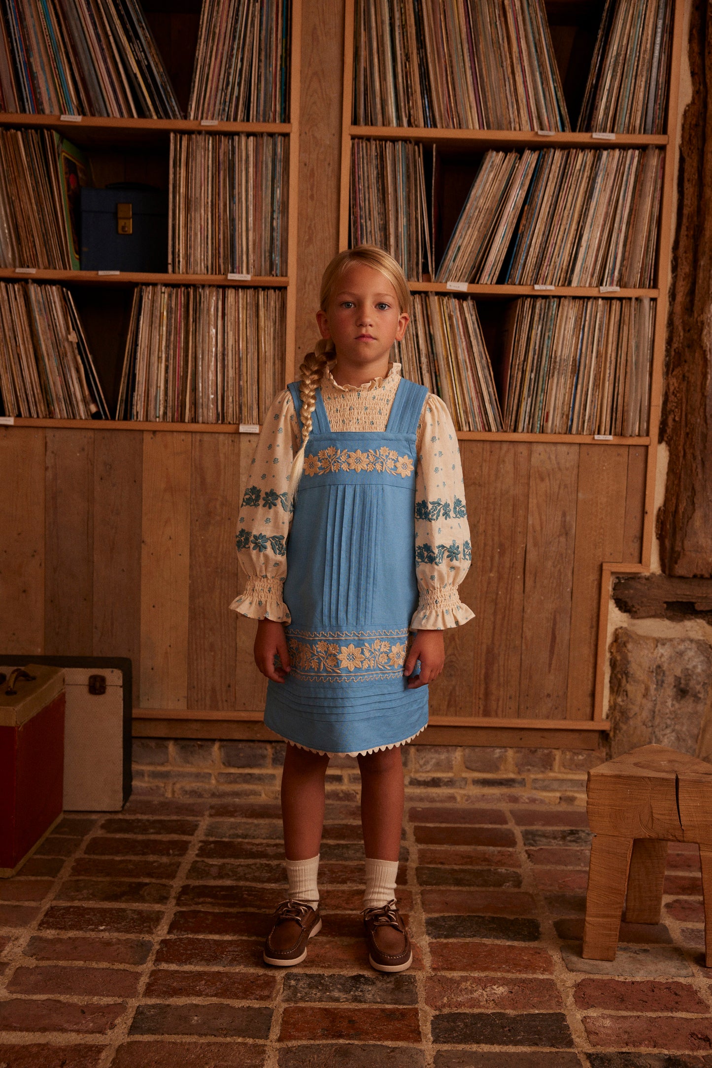 Vittoria Apron Shift, Nordic Blue