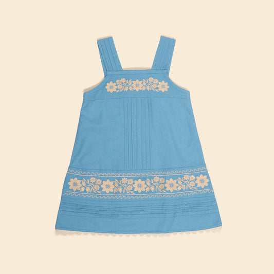 Vittoria Apron Shift, Nordic Blue