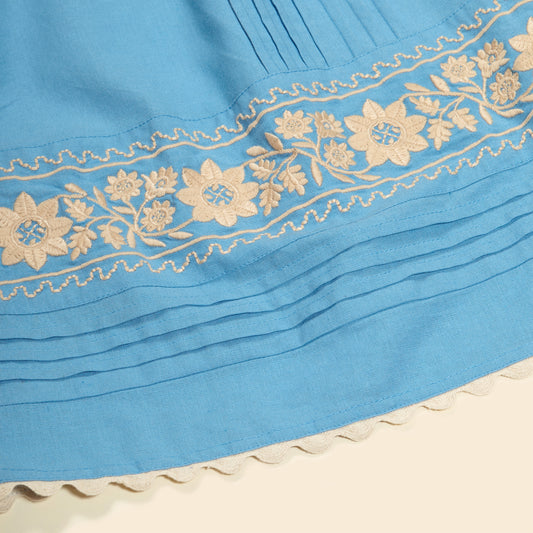 Vittoria Apron Shift, Nordic Blue