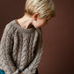 Classic Cable Knit, Handknitted, Sand, 100% Baby Alpaca