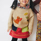 Misha & Puff, Kids Crewneck, Meadow, Alabaster