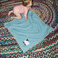 Baby Meadow Blanket, Overcast