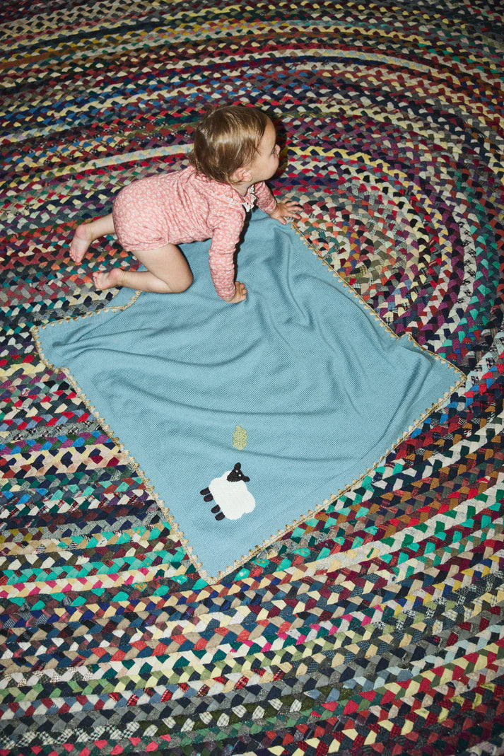 Baby Meadow Blanket, Overcast