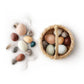 A Dozen Bird Eggs in a Basket, Wooden Play Set