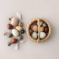 A Dozen Bird Eggs in a Basket, Wooden Play Set
