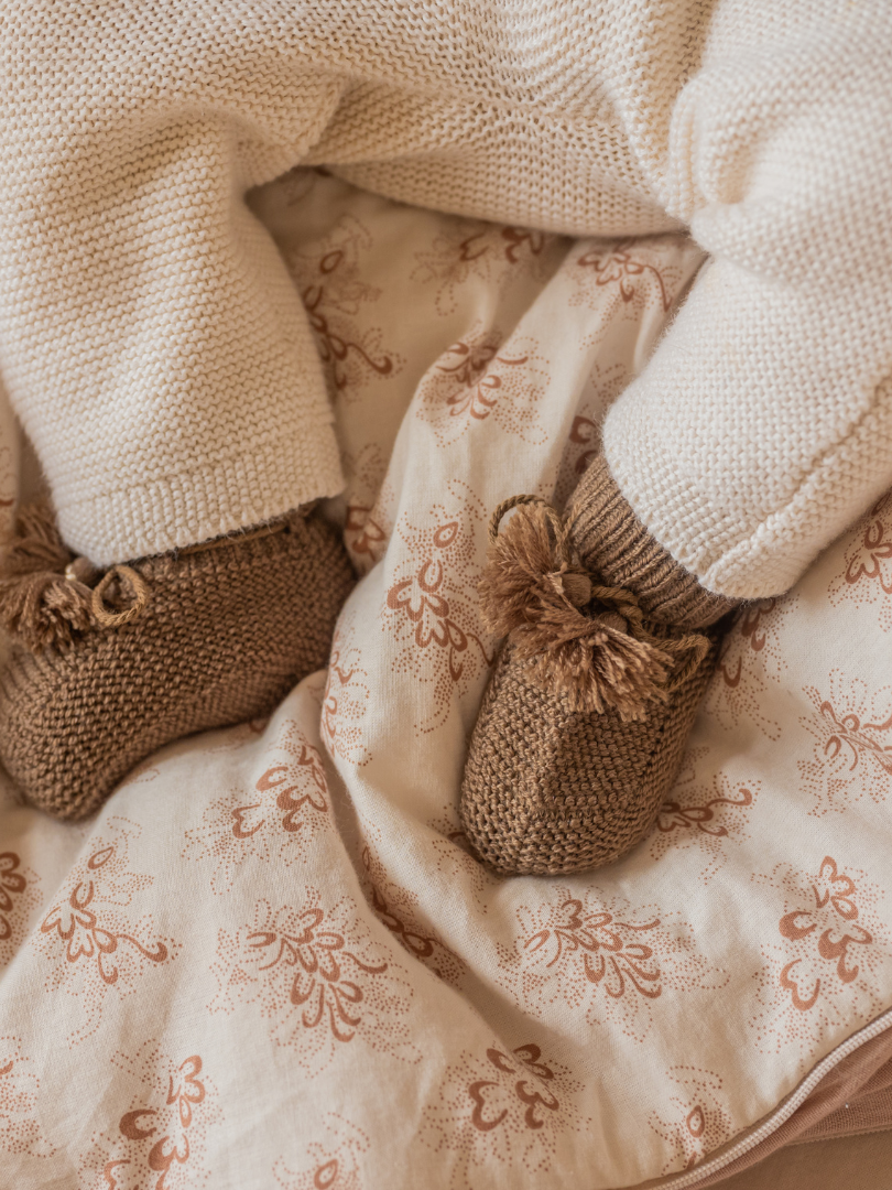 Baby Slippers, Chocolate