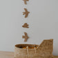 Nursery Mobile, Aléa, Birds, Milk, 100% Natural Wool