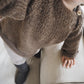 AlfredSweater, Brown, Grand Mère