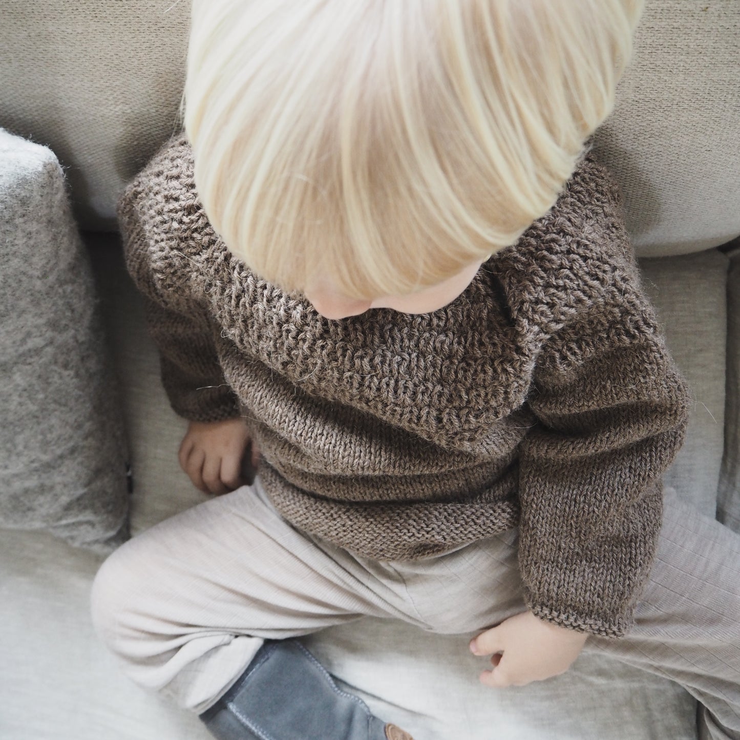 AlfredSweater, Brown, Grand Mère